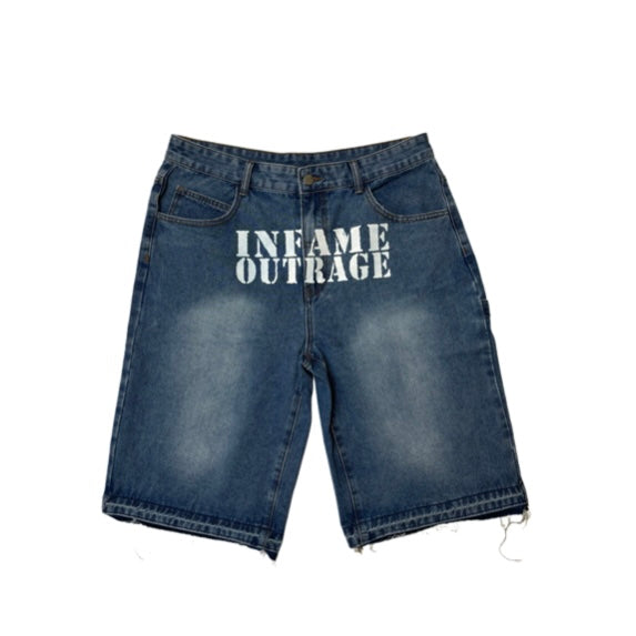 "INFAME OUTRAGE" JORTS