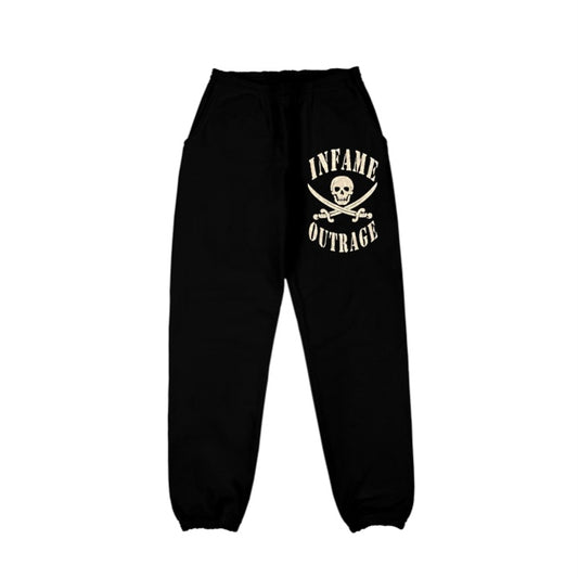 "INFAME OUTRAGE" SWEATPANTS