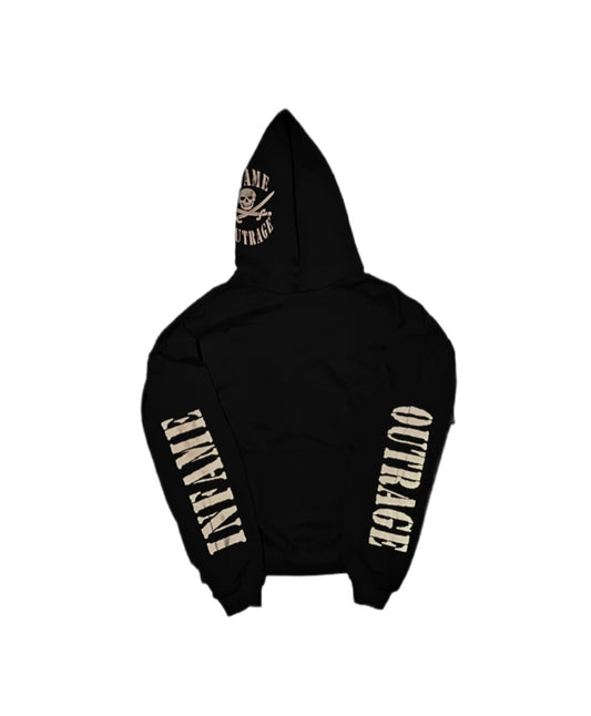 "INFAME OUTRAGE" HOODIE